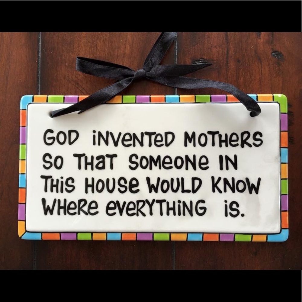 5x9” ceramic sign